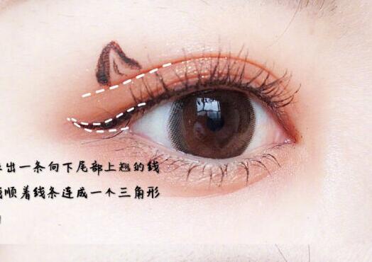 日常眼線快速畫法，南寧學(xué)化妝的學(xué)校教你