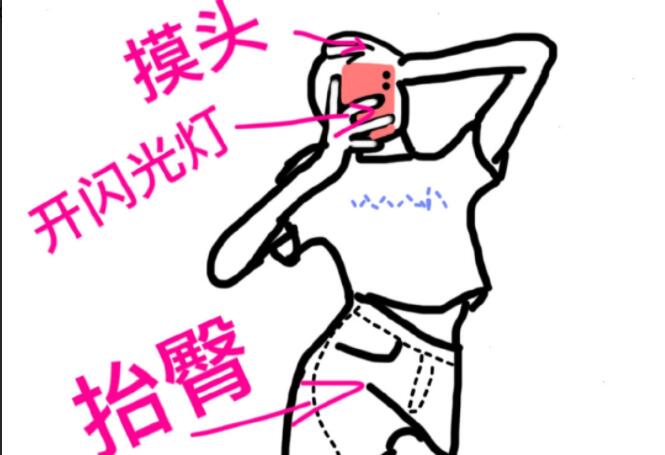 破解了！拍照大人們?cè)瓉矶际沁@么拍照的