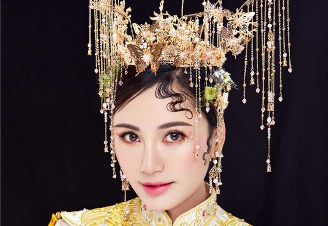 中式新娘妝的注意事項(xiàng)，廣西化妝課堂總結(jié)好了