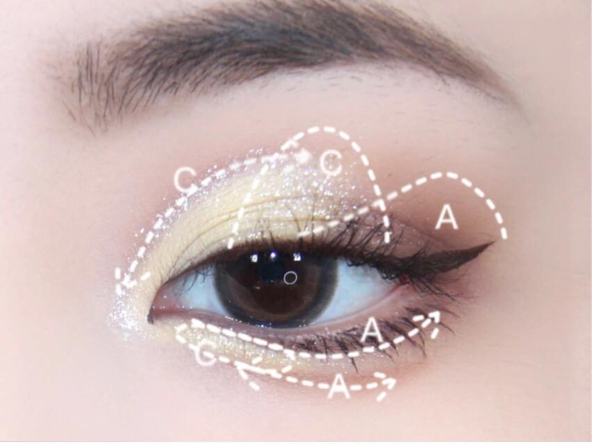春日彩色眼妝，廣西彩妝基礎(chǔ)培訓教學