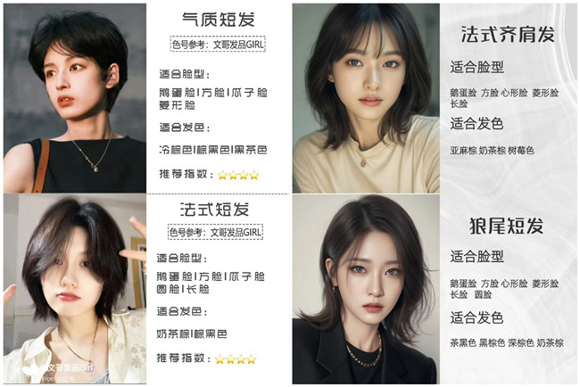 秋冬顯臉小短發(fā)，廣西美發(fā)理發(fā)職業(yè)學(xué)校推薦
