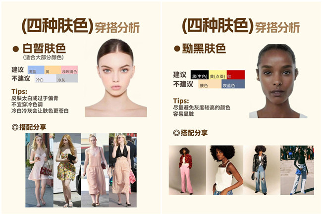 不同膚色的穿搭，廣西形象設(shè)計(jì)專(zhuān)業(yè)分析
