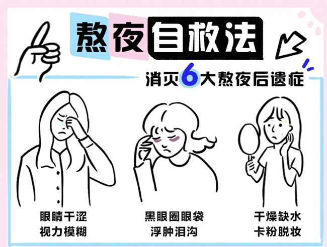 熬夜緩不過神怎么辦？廣西美容與形象設計講解