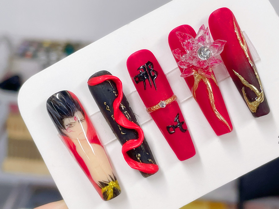 哪吒美甲，南寧美甲學(xué)校排名前三作品