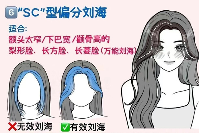 如何護理偏分劉海？廣西女發(fā)剪裁培訓