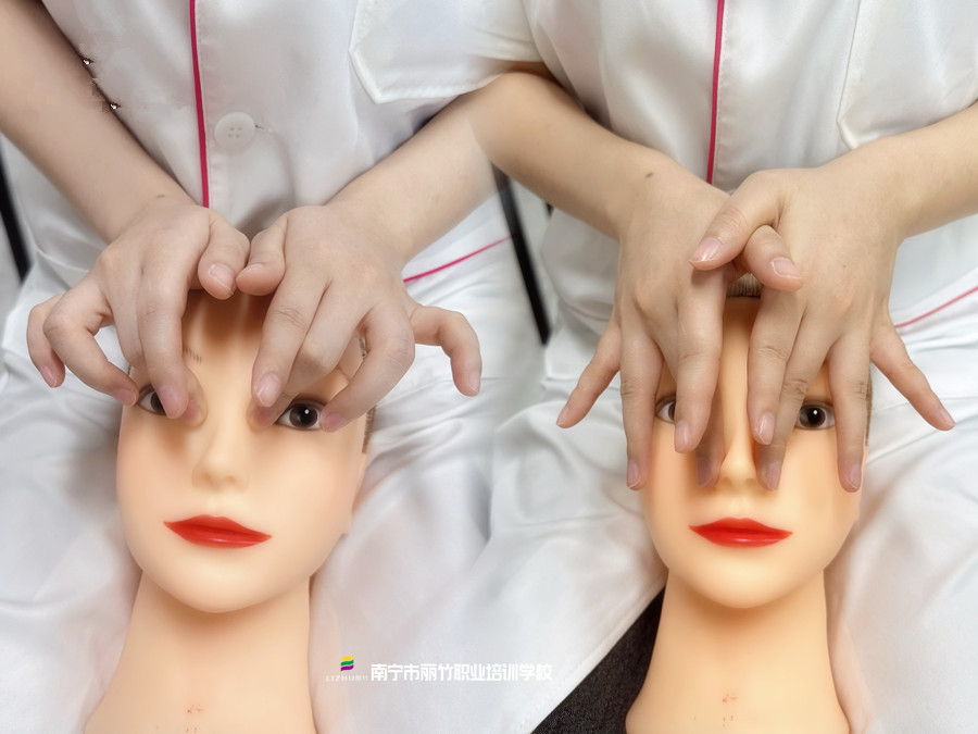 假頭模練習(xí)美容有什么好處，南寧美容培訓(xùn)學(xué)校