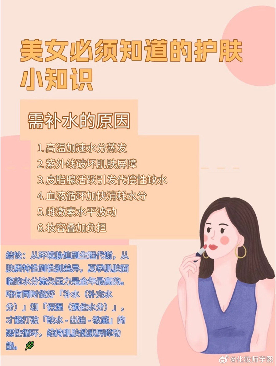 皮膚需要補水的原因，南寧美容師的日常